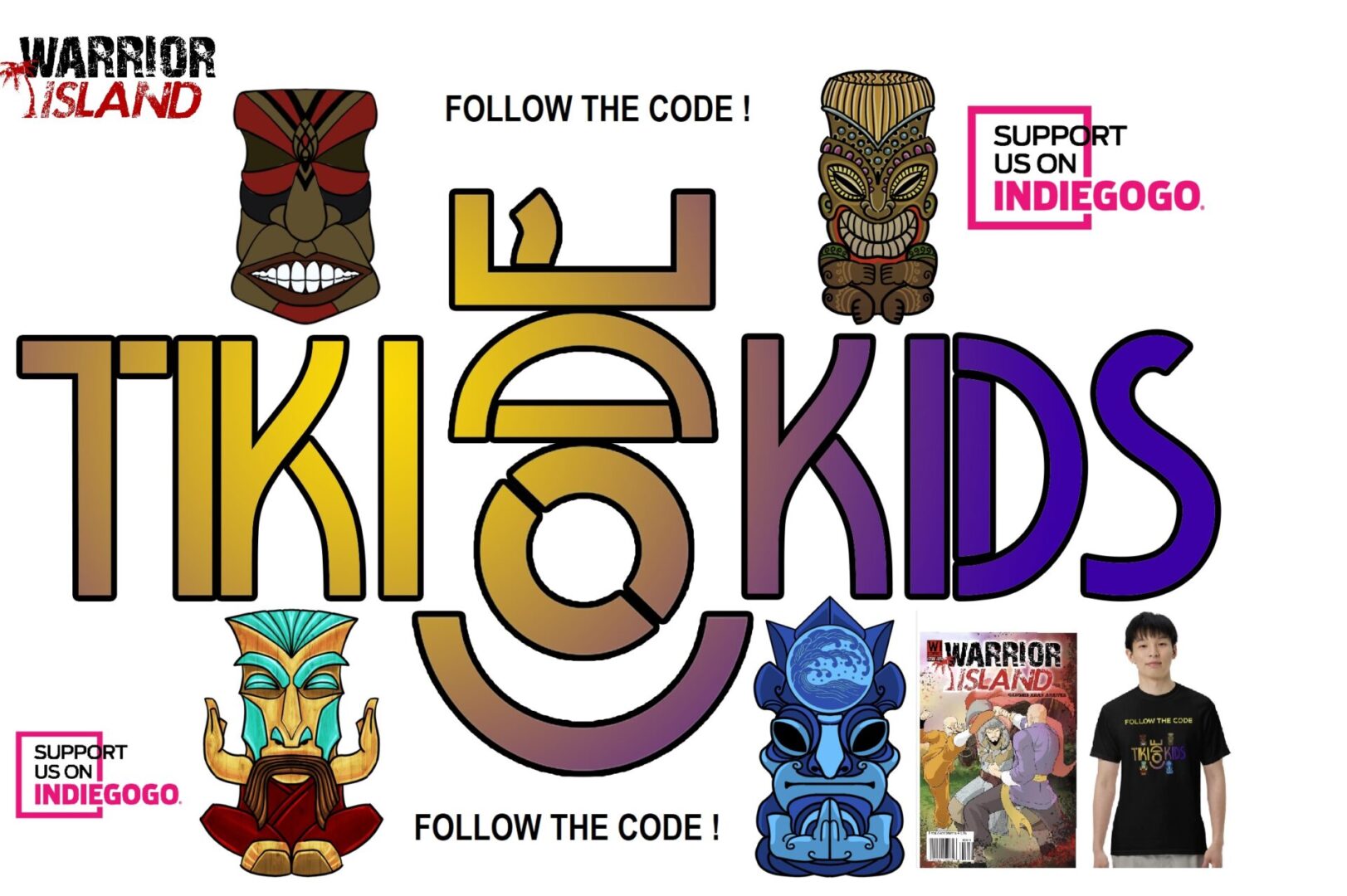 Tiki Code Kids — Follow the Code!