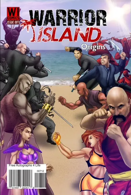 Warrior Island Issue 7 - Origins comic cover